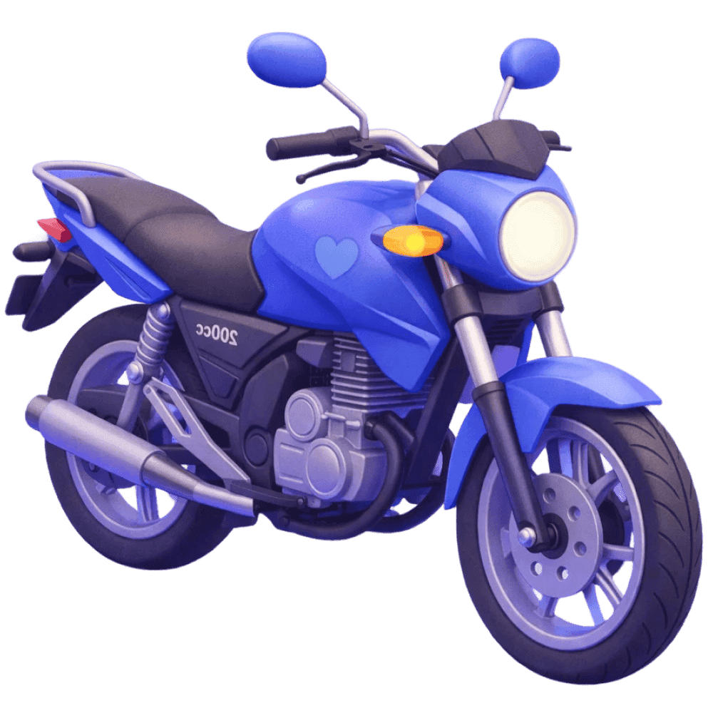 Una moto 200 cc 0 km